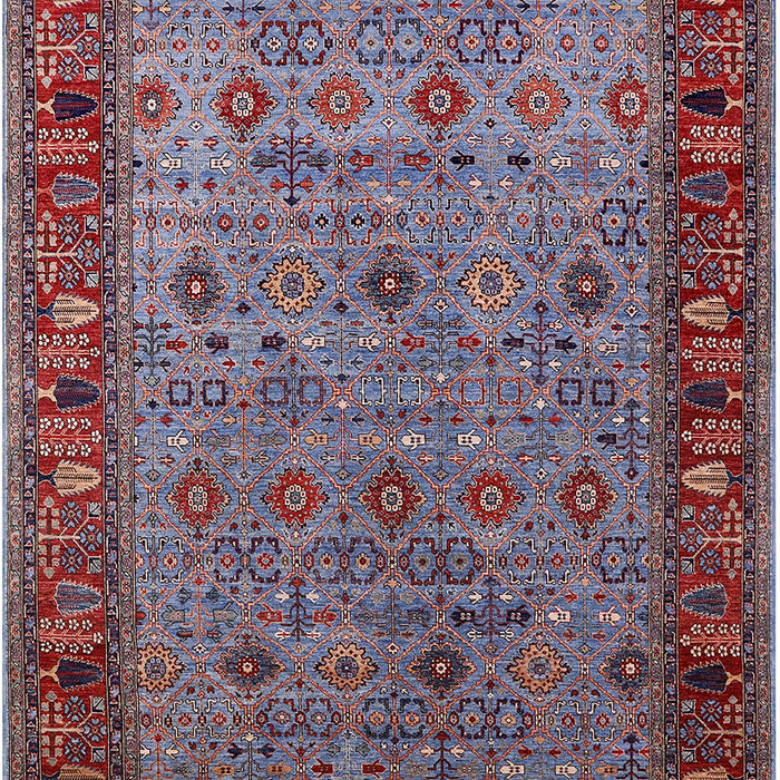 Mid-Century Modern Red Oriental Rug, urb2324