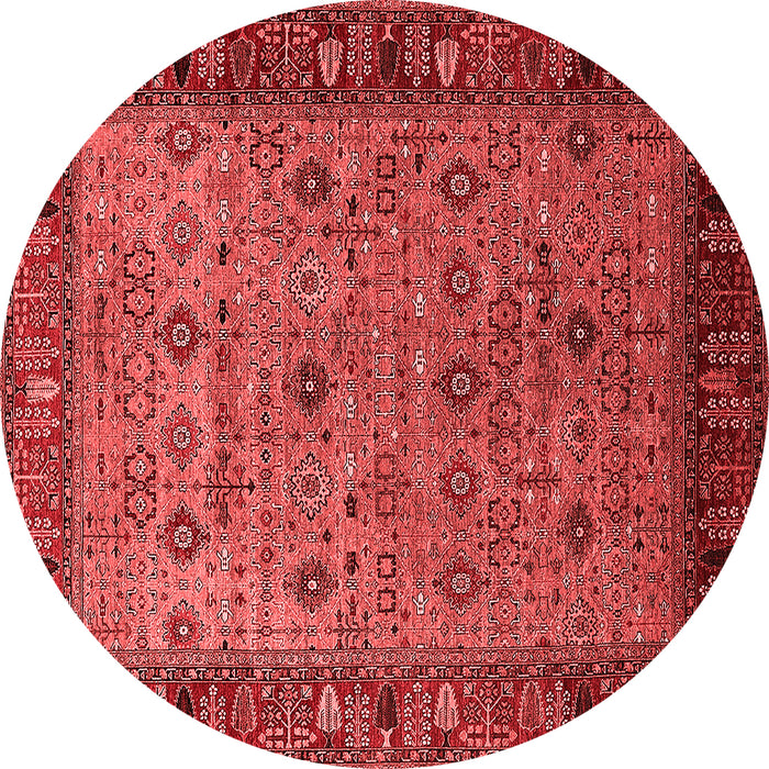 Machine Washable Oriental Red Industrial Rug, wshurb2324red