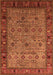 Machine Washable Oriental Orange Industrial Area Rugs, wshurb2324org