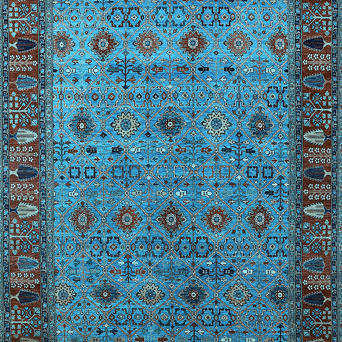Oriental Light Blue Industrial Rug, urb2324lblu