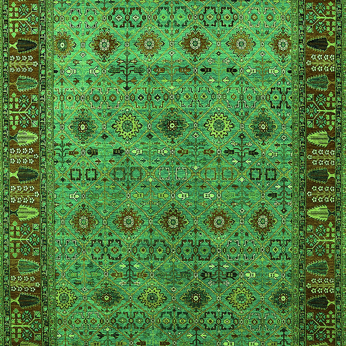 Oriental Green Industrial Rug, urb2324grn