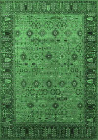 Oriental Emerald Green Industrial Rug, urb2324emgrn