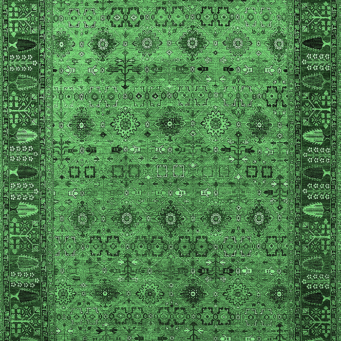 Oriental Emerald Green Industrial Rug, urb2324emgrn