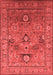 Oriental Red Industrial Area Rugs