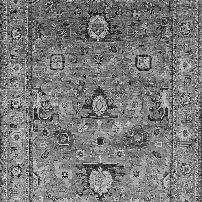 Machine Washable Oriental Gray Industrial Rug, wshurb2325gry