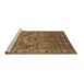 Sideview of Machine Washable Oriental Brown Industrial Rug, wshurb2325brn