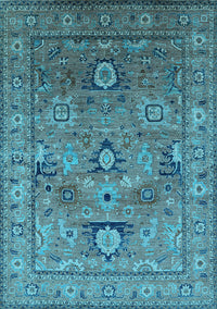 Oriental Light Blue Industrial Rug, urb2325lblu