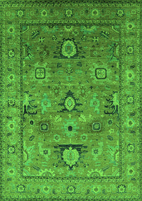 Oriental Green Industrial Rug, urb2325grn