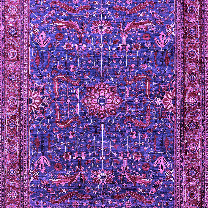 Machine Washable Oriental Purple Industrial Area Rugs, wshurb2326pur