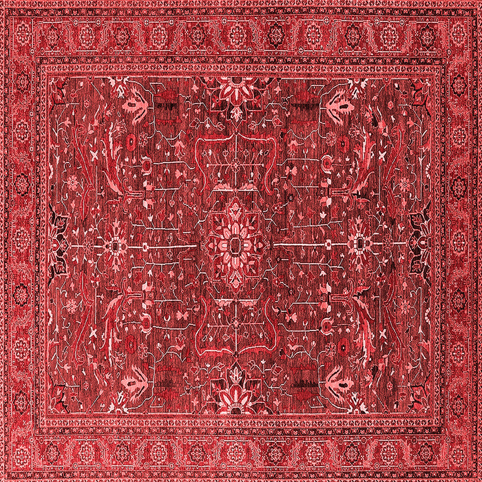 Machine Washable Oriental Red Industrial Rug, wshurb2326red