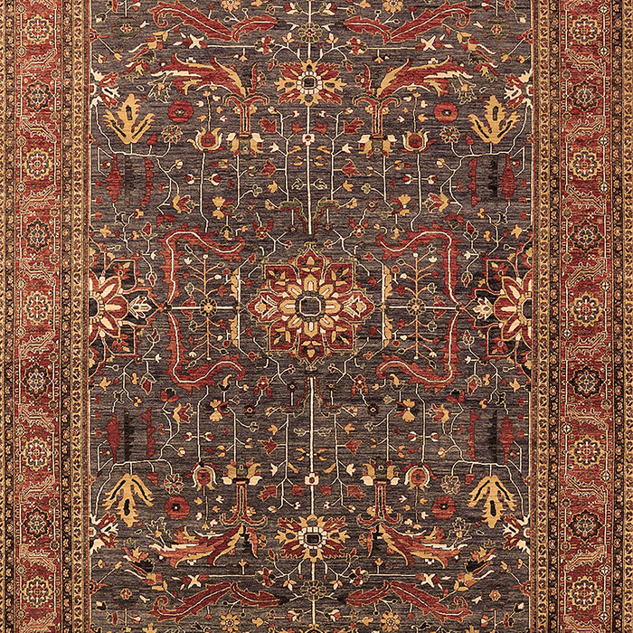 Oriental Brown Industrial Rug, urb2326brn