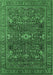 Oriental Emerald Green Industrial Rug, urb2326emgrn