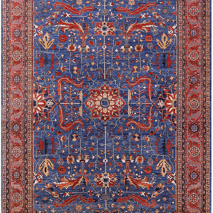 Mid-Century Modern Gunmetal Gray Oriental Rug, urb2326