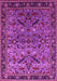 Machine Washable Oriental Pink Industrial Rug, wshurb2327pnk