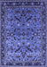 Oriental Blue Industrial Rug, urb2327blu