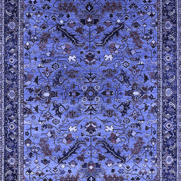 Oriental Blue Industrial Rug, urb2327blu