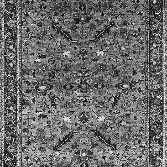 Machine Washable Oriental Gray Industrial Rug, wshurb2327gry