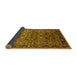 Sideview of Oriental Yellow Industrial Rug, urb2327yw