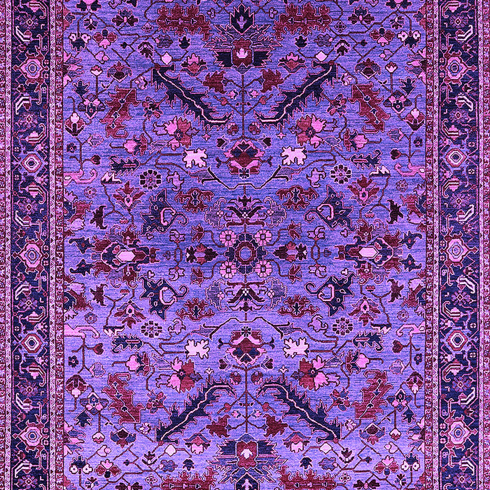 Machine Washable Oriental Purple Industrial Area Rugs, wshurb2327pur