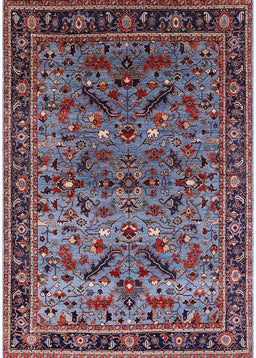 Mid-Century Modern Dark Gray Oriental Rug, urb2327