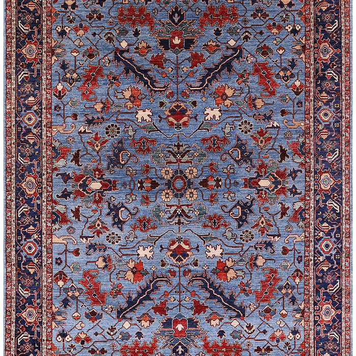 Mid-Century Modern Dark Gray Oriental Rug, urb2327