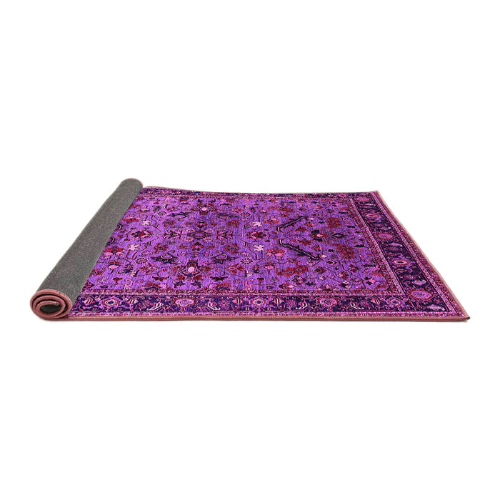 Sideview of Oriental Pink Industrial Rug, urb2327pnk