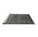 Sideview of Machine Washable Oriental Gray Industrial Rug, wshurb2327gry