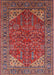 Mid-Century Modern Red Oriental Rug, urb2328