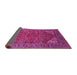 Sideview of Oriental Pink Industrial Rug, urb2328pnk