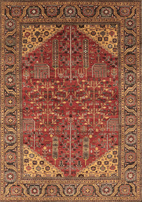 Oriental Brown Industrial Rug, urb2328brn