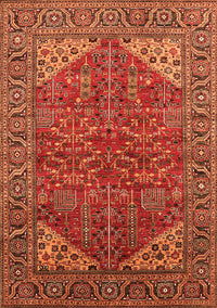 Oriental Orange Industrial Rug, urb2328org