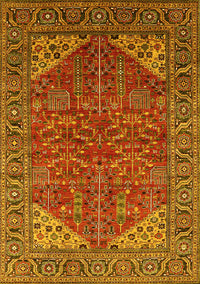 Oriental Yellow Industrial Rug, urb2328yw