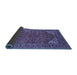 Sideview of Oriental Blue Industrial Rug, urb2328blu