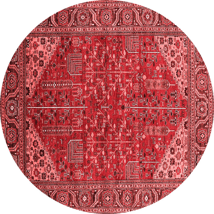 Machine Washable Oriental Red Industrial Rug, wshurb2328red