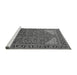 Sideview of Machine Washable Oriental Gray Industrial Rug, wshurb2329gry