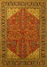 Oriental Yellow Industrial Rug, urb2329yw