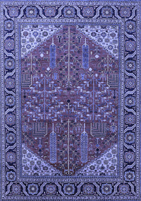 Oriental Blue Industrial Rug, urb2329blu