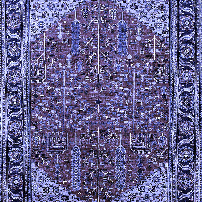 Oriental Blue Industrial Rug, urb2329blu