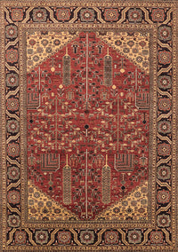 Oriental Brown Industrial Rug, urb2329brn