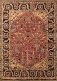 Oriental Brown Industrial Rug, urb2330brn