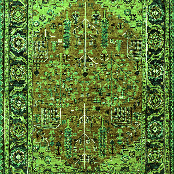 Oriental Green Industrial Rug, urb2330grn