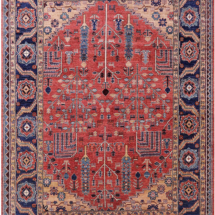 Machine Washable Industrial Modern Pink Brown Pink Rug, wshurb2330