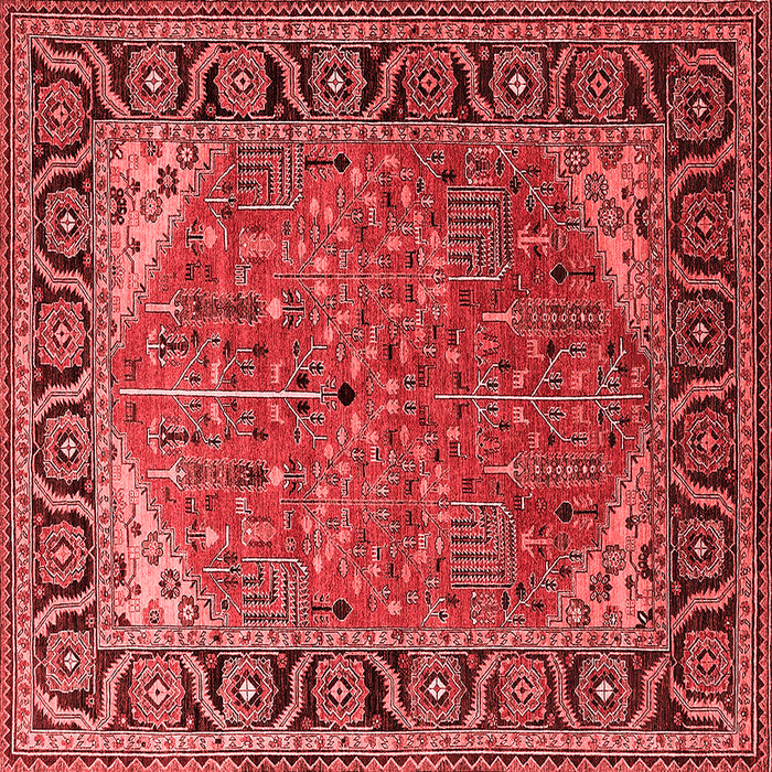 Oriental Red Industrial Rug, urb2330red