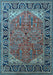 Oriental Light Blue Industrial Rug, urb2330lblu