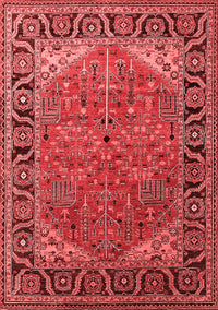 Oriental Red Industrial Rug, urb2330red