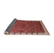 Sideview of Mid-Century Modern Red Oriental Rug, urb2331