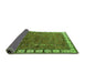 Sideview of Oriental Green Industrial Rug, urb2331grn