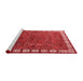 Industrial Red Washable Rugs