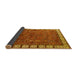 Sideview of Oriental Yellow Industrial Rug, urb2331yw