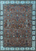 Oriental Light Blue Industrial Rug, urb2331lblu